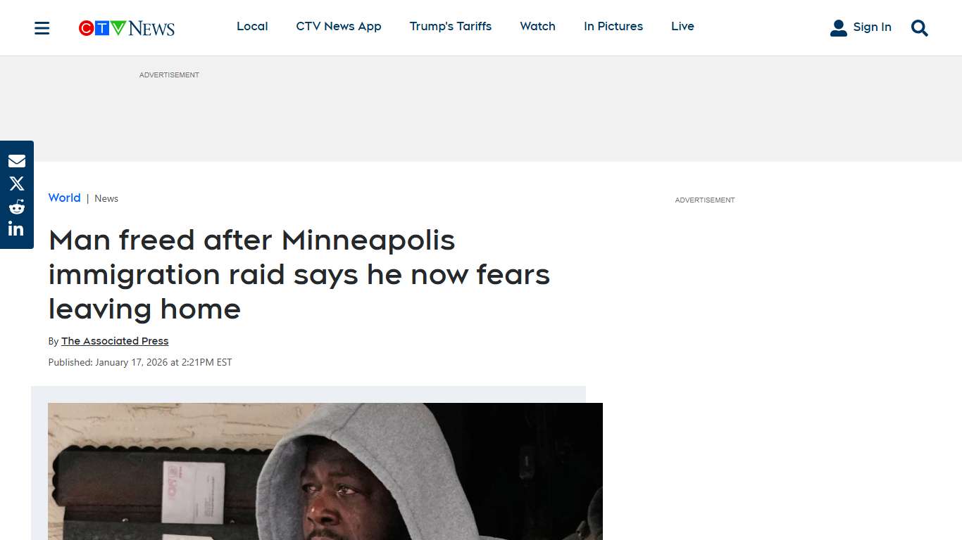 Minneapolis immigration raid: Man fears leaving home